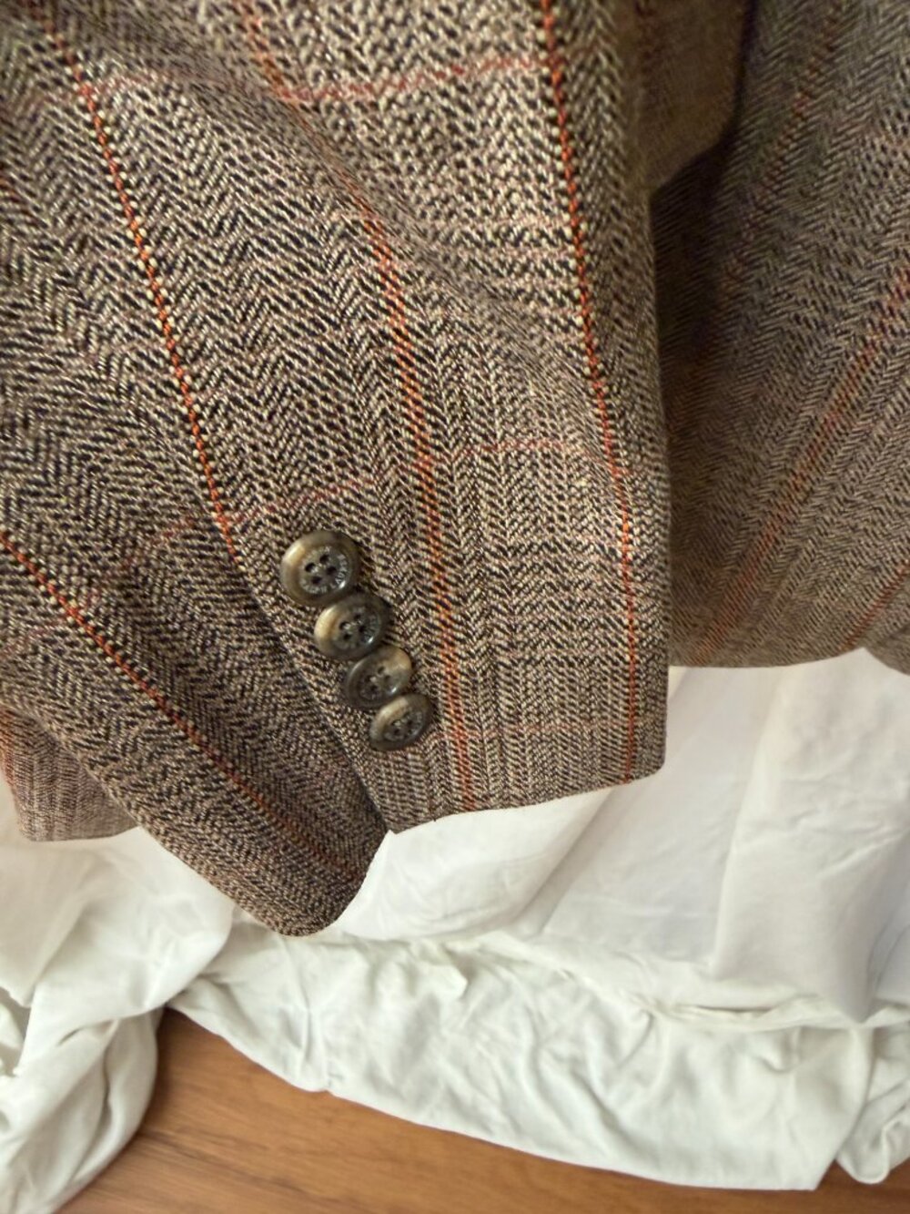 Lauren Ralph Lauren Blazer with wool content, 'WILONA' in beige NWT 14 - Picture 6 of 9